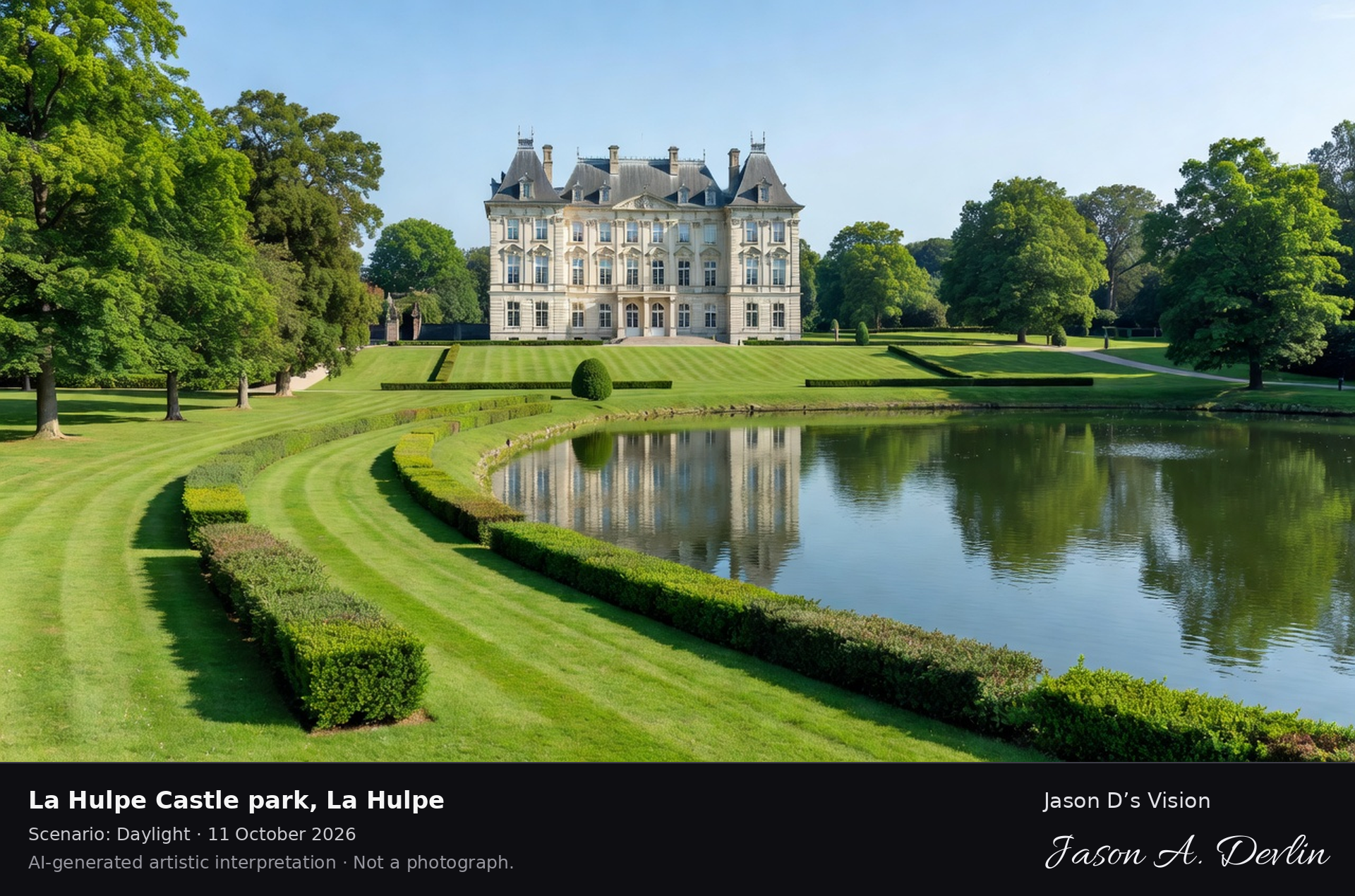 La Hulpe Castle park, La Hulpe